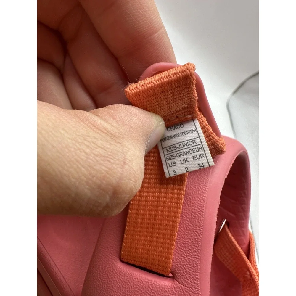 Chaco Chillos Sport sandals Pink And‎ Orange Kid's 3